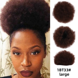 Postiche Chignon synthétique Afro pour femmes