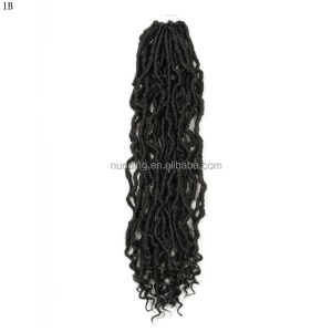 Cheveux synthétiques faux locs en fibre basse température  20 pouces
