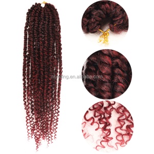 Extensions de cheveux crochet en fibre synthétique 22 pouces