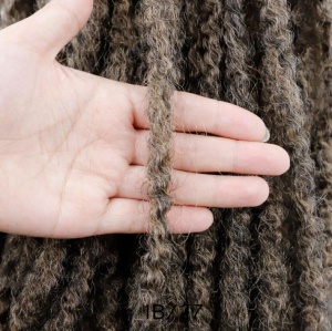 Mèche dreadlocks en fibre synthétique 18 pouces crochet