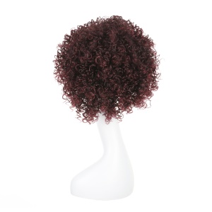 Perruque synthétique  aux cheveux courts et bouclés