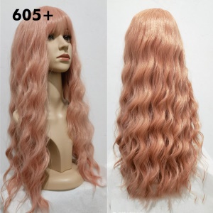 Perruque synthétique aux cheveux bouclés  résistant à la chaleur 14 pouces