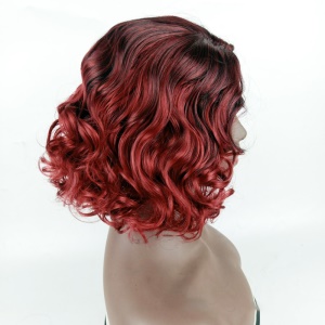 Perruques  cheveux synthétiques cheveux courts ondulés