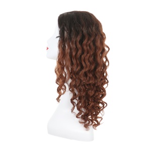 Perruque femme cheveux longs ondulés synthétiques 20 pouces