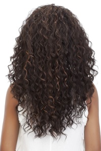 Perruque synthétique  aux cheveux bouclés