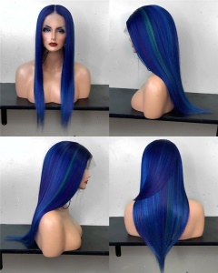 Perruque  synthétiques aux cheveux lisses et longs