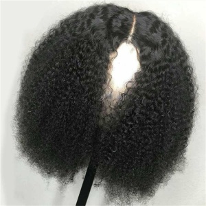 Cap de perruque cheveux synthétiques sans lace mi-long bouclé 16 pouces