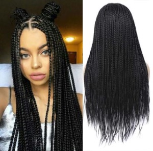 Perruque synthétique avec tresses  africaines