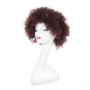 Perruque synthétique  aux cheveux courts et bouclés
