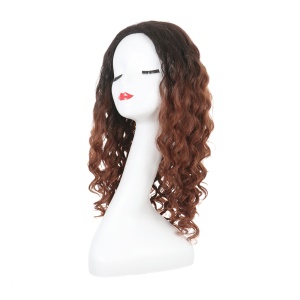Perruque femme cheveux longs ondulés synthétiques 20 pouces