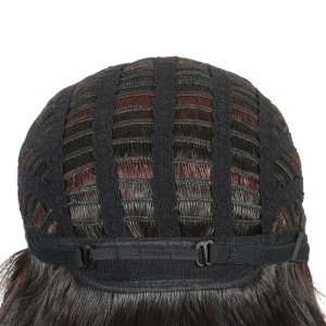 Perruque synthétique aux  cheveux ondulés