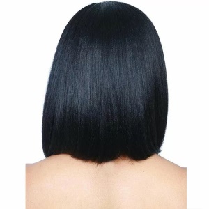 Perruque synthétique brésilienne aux cheveux droits et courts