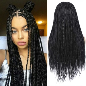 Perruque synthétique avec tresses  africaines