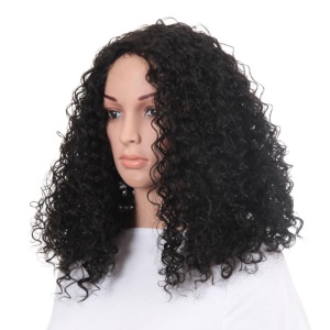 Cap de Perruque en fibres synthétique cheveux bouclés 24 pouces