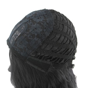 Perruque synthétique  longue aux cheveux ondulés