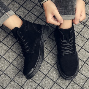 Bottes homme Casual  antidérapantes en daim