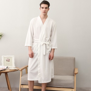 Peignoir pour couple en fibre hydrophile absorbant et confortable