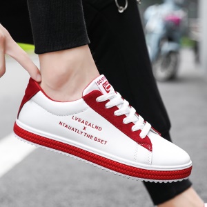 Chaussures décontractées pour hommes, antidérapantes, à bout rond, en cuir synthétique