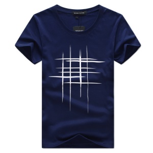 Homme T-shirt manches courtes col rond coton confortable et respirant