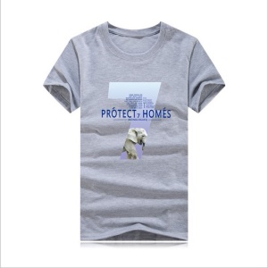 T-shirt casual manches courtes pour homme coton stretch col rond