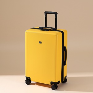 Valise de voyage à roulettes multidirectionnelles avec serrure fermeture éclair anti-rayures