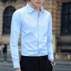 Chemise homme manches longues taille slim business style
