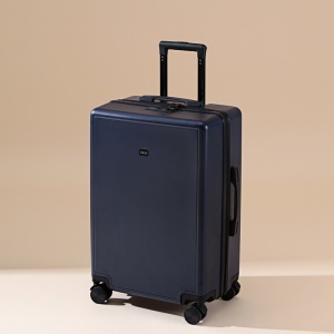 Valise de voyage à roulettes multidirectionnelles avec serrure fermeture éclair anti-rayures