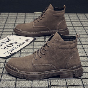 Bottes homme Casual  antidérapantes en daim