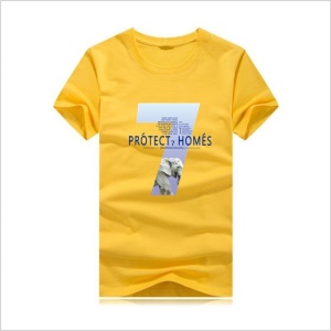 T-shirt casual manches courtes pour homme coton stretch col rond