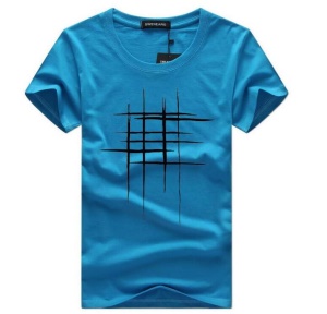 Homme T-shirt manches courtes col rond coton confortable et respirant