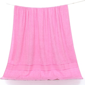 Serviette de bain en coton doux et rapide absorbant l'eau 100 * 150