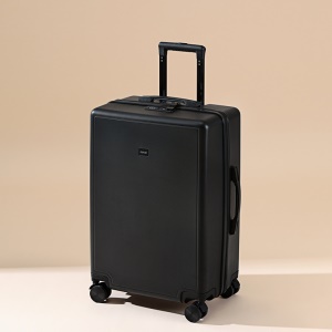 Valise de voyage à roulettes multidirectionnelles avec serrure fermeture éclair anti-rayures