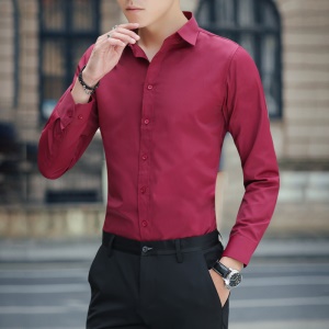 Chemise homme manches longues taille slim business style