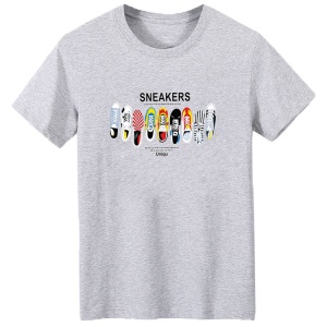Homme t-shirt casual manches courtes  col rond