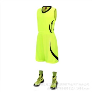 Ensemble de vêtements de basket-ball pour hommes (T-shirt sans manches + shorts de sport) Tissu à séchage rapide