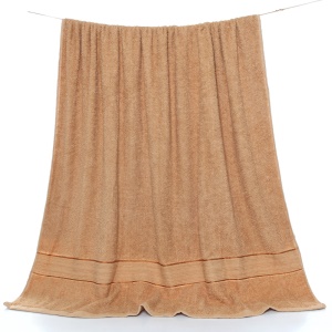 Serviette de bain en coton doux et rapide absorbant l'eau 100 * 150