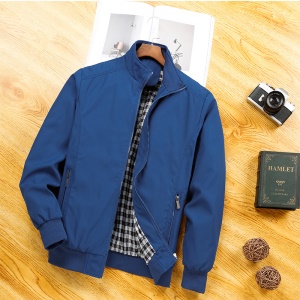 Veste pour homme à Col montant et Fermeture éclair