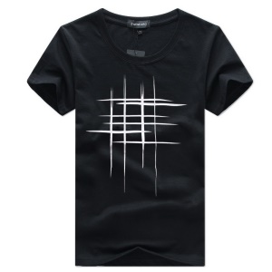 Homme T-shirt manches courtes col rond coton confortable et respirant