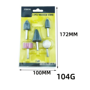 Ensemble de 5pcs têtes de meulage en céramique polissage