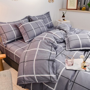 Literie en coton ensemble  de 3 pièces 4 pièces (draps housses de couette  et taies d'oreiller)