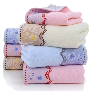 Ensemble de serviettes 2 serviettes visage + 1 serviette de bain en coton pur