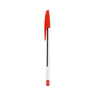 Stylo à bille lot de 50pcs 0.7 mm en plastique noir/bleu/rouge