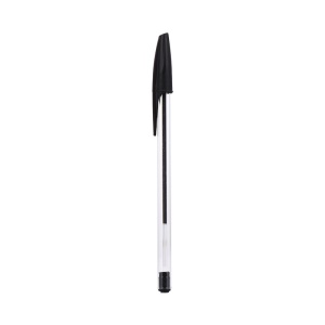 Stylo à bille lot de 50pcs 0.7 mm en plastique noir/bleu/rouge