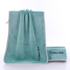Serviette pour sport en microfibre lot de 5pcs broderie et épaissie