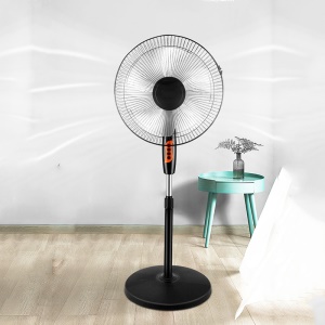 Ventilateur électrique sur pied kit de 2pièces 16 pouces trois vitesses avec châssis rond