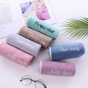Serviette pour sport en microfibre lot de 5pcs broderie et épaissie