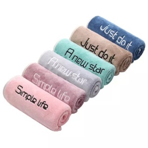 Serviette pour sport en microfibre lot de 5pcs broderie et épaissie