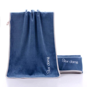 Serviette pour sport en microfibre lot de 5pcs broderie et épaissie