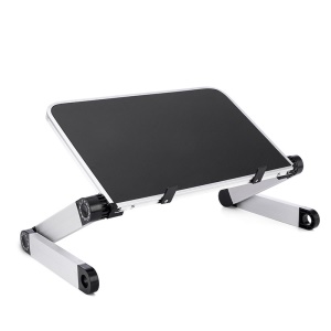 Support d'ordinateur portable à positionnement adaptable réglable