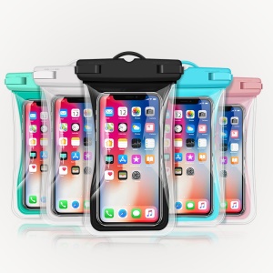 Pochette pour téléphone portable étanche en TPU respectueux de l'environnement tactile écran